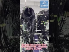 装甲されたファイバーパッチケーブルと互換的なHuawei -SC/APCコネクタ LSZHジャケット