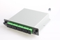 SC/APC LGX箱PLCのディバイダー1x8繊維の光学ディバイダー カード除数PLC 130x100x25mm
